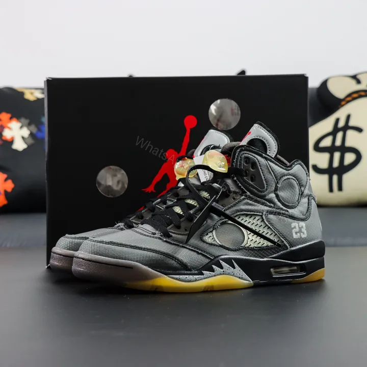 View 1 of Off White x Air Jordan 5 Retro SP Muslin Reps