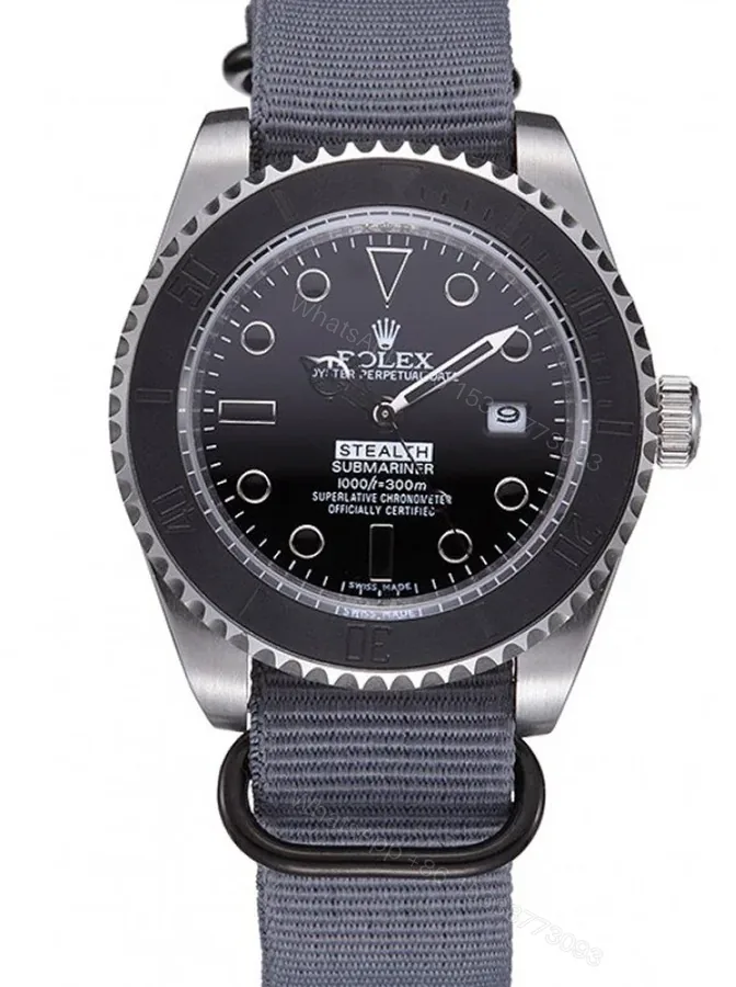 View 1 of Replica Rolex Submariner Black Dial 98230