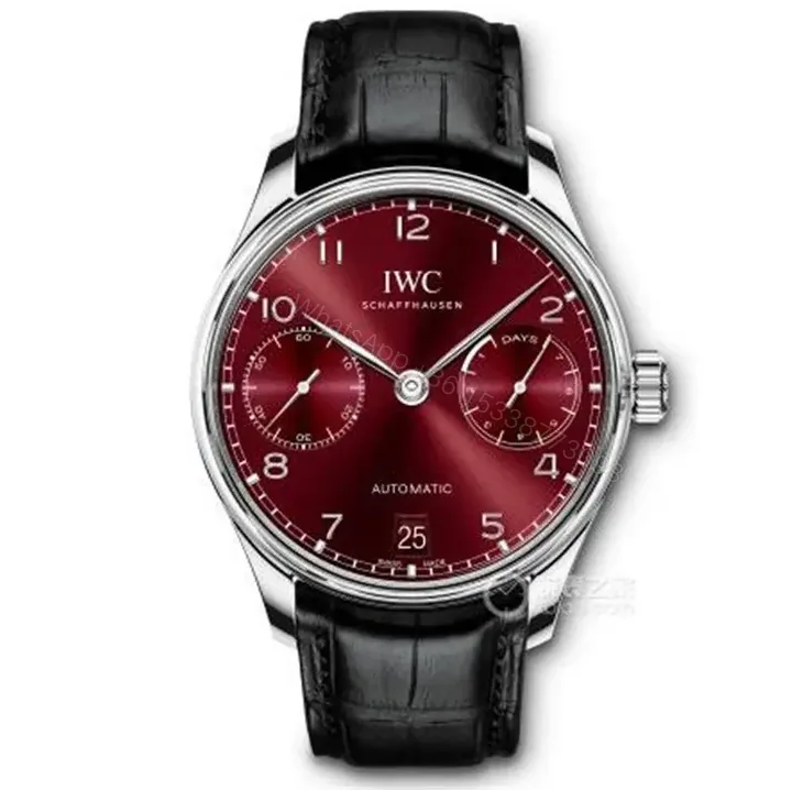 View 1 of Super Replica IWC Portugieser Red Dial Watch