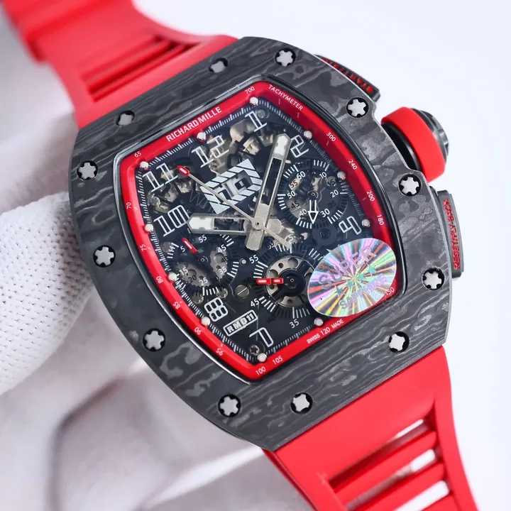 View 1 of BBR Factory Richard Mille RM011 Red Flyback Watch