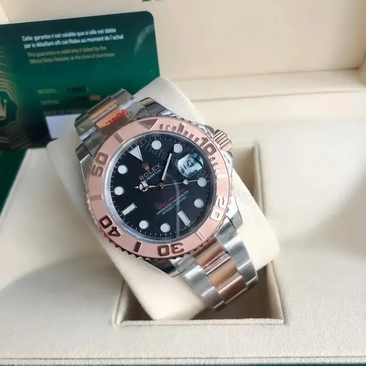 View 1 of Rolex Yacht-Master 40 Rolesor Everose Black Dial 116621-0002