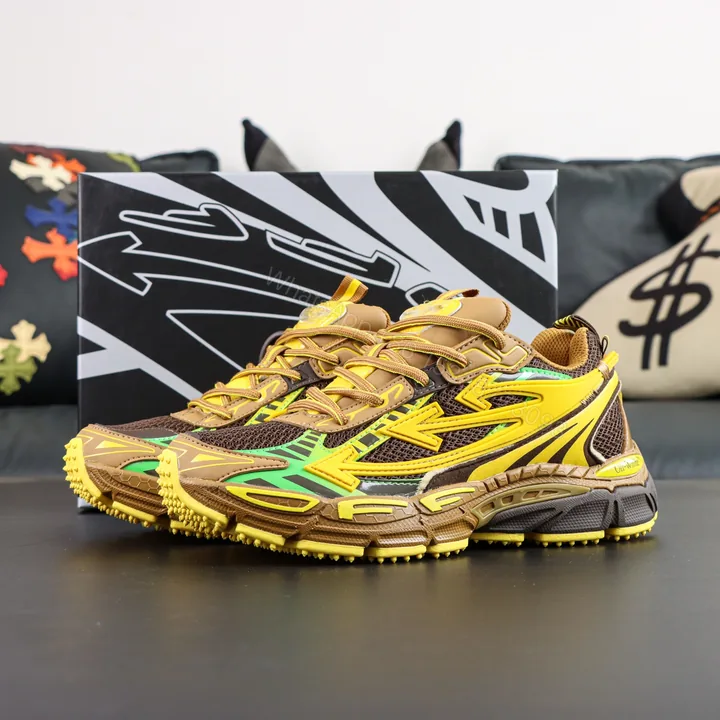 View 1 of Off White Be Right Back Black Yellow Reps