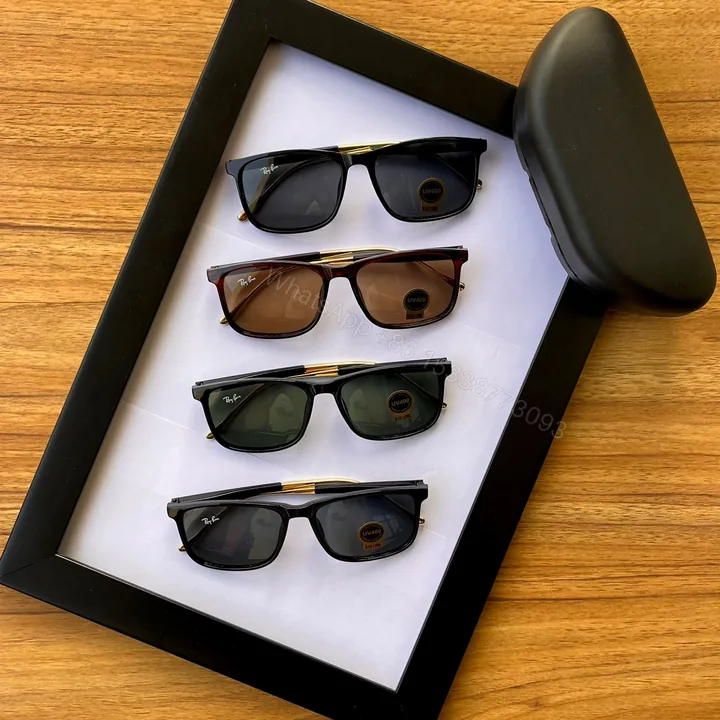 View 1 of Ray-Ban Flip-Up Sunglasses Black