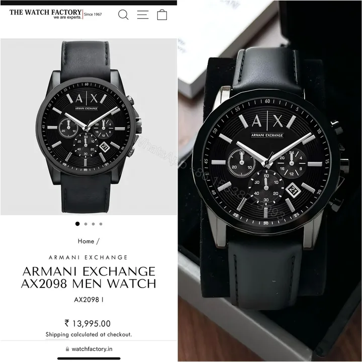 View 1 of Armani Exchange AX2098
