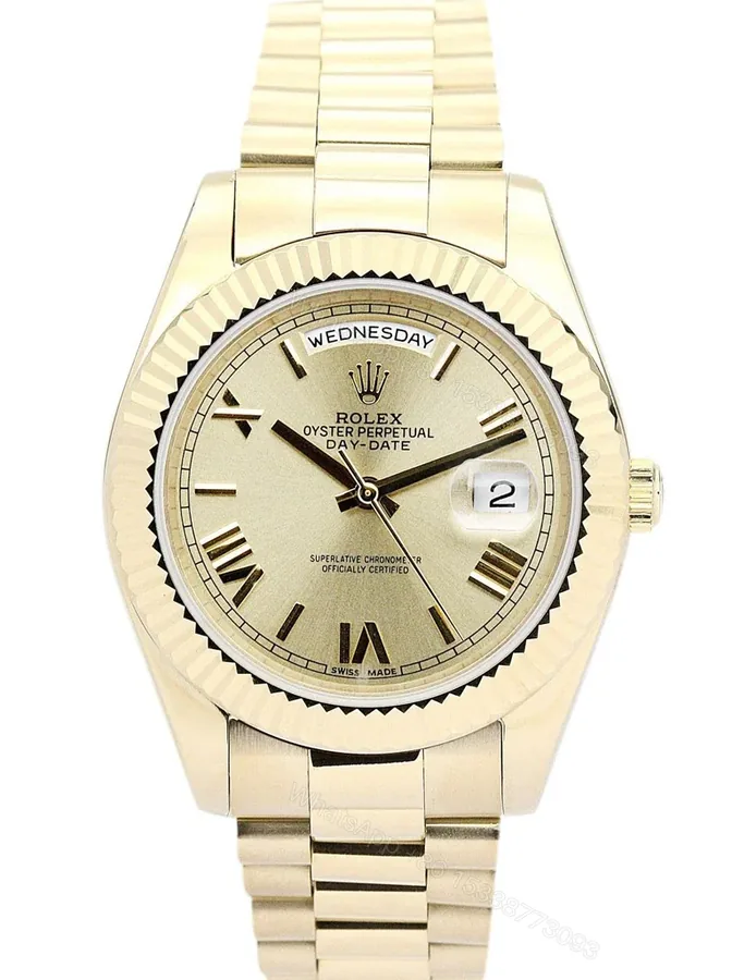View 1 of Replica Rolex Day-Date II Gold Dial 218238 40 mm