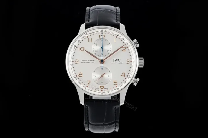View 1 of IWC Portuguese Chrono-Automatic Stainless Steel / Silver IW3714-01