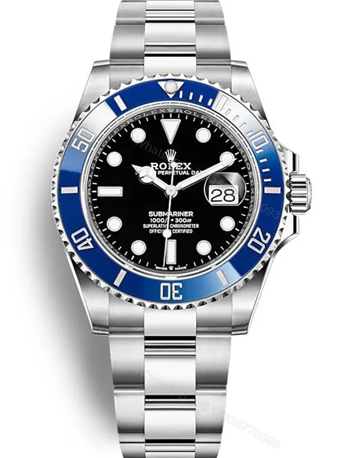 View 1 of Replica Rolex Submariner “Cookie Monster” Black Dial 126619LB Superclone