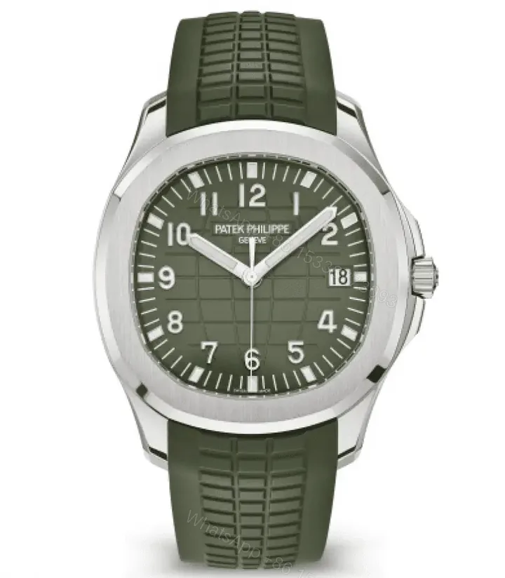 View 1 of Top Swiss Replica Patek Philippe Aquanaut Green Strap