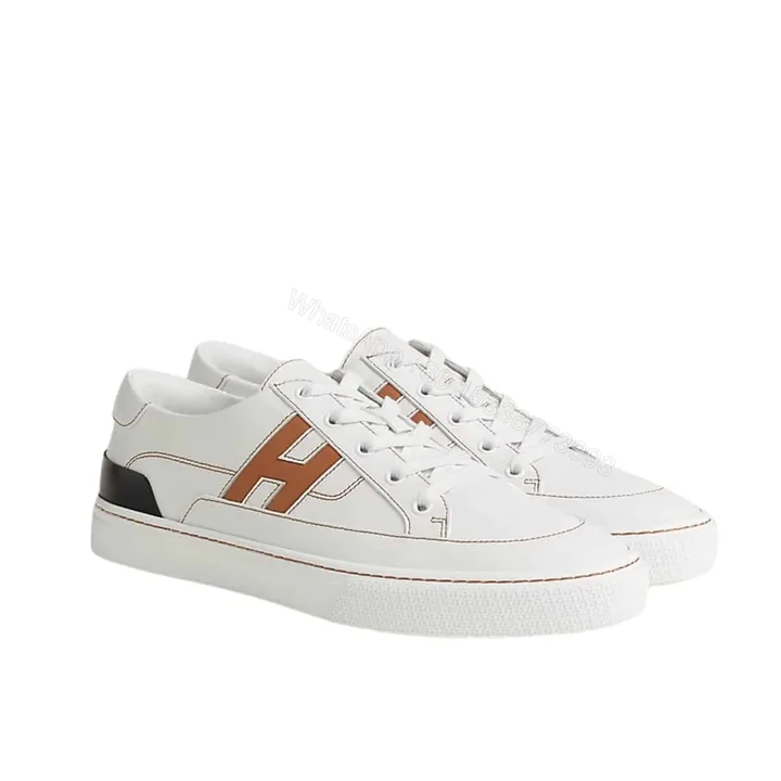 View 1 of HERMES DEEP SNEAKER BLANC AND NATURAL H251837ZHA3400