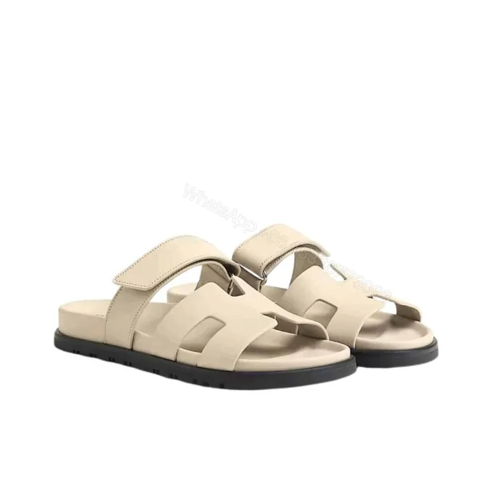 View 1 of Hermes Chypre Sandal Calfskin Beige