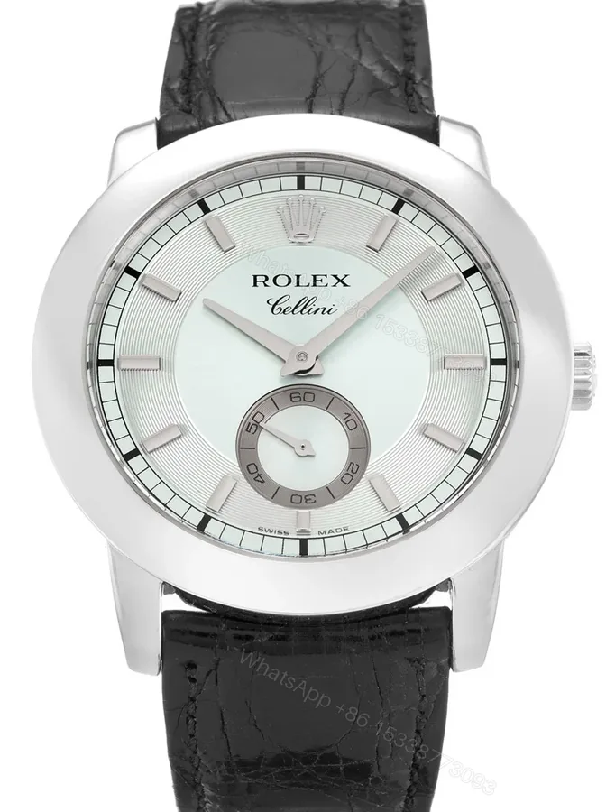 View 1 of Replica Rolex Cellini Blue Dial 5241