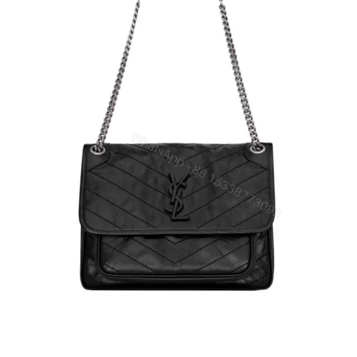 View 1 of Saint Laurent Niki Medium In Vintage Black 28Cm