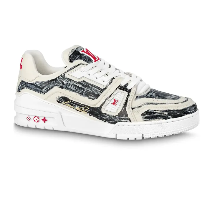 View 1 of LOUIS VUITTON TRAINER SNEAKERS IN BLACK AND WHITE – LSVT343