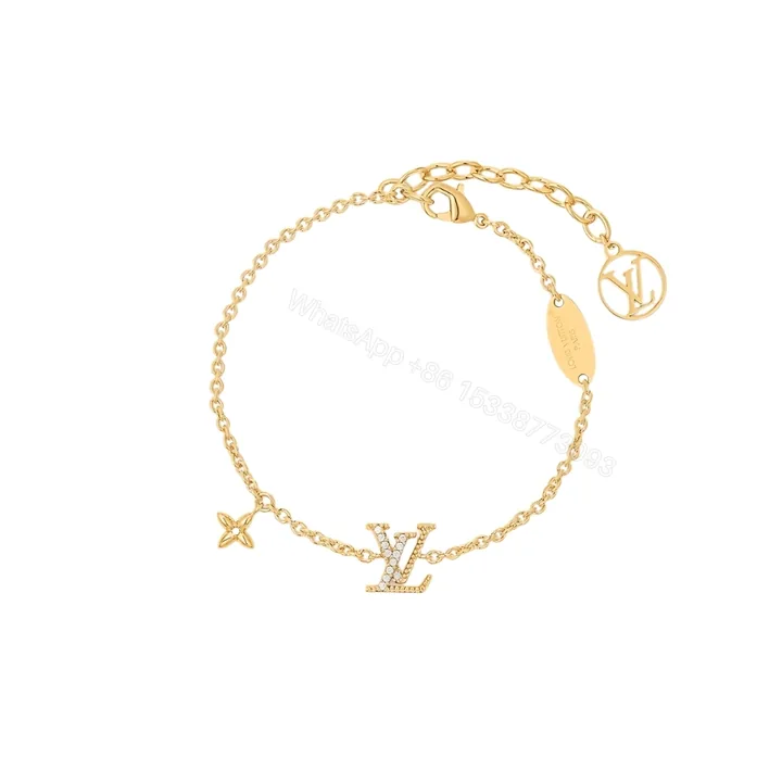 View 1 of Louis Vuitton Lv Iconic Enamel Bracelet Gold M1137A