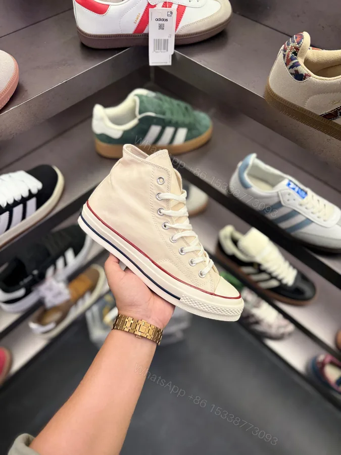 View 1 of FIRST COPY CONVERSE CHUCK 70 MID TRIPLE WHITE