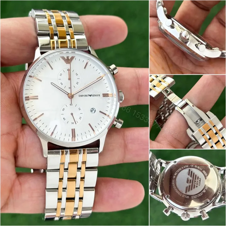 View 1 of Armani White Dial
