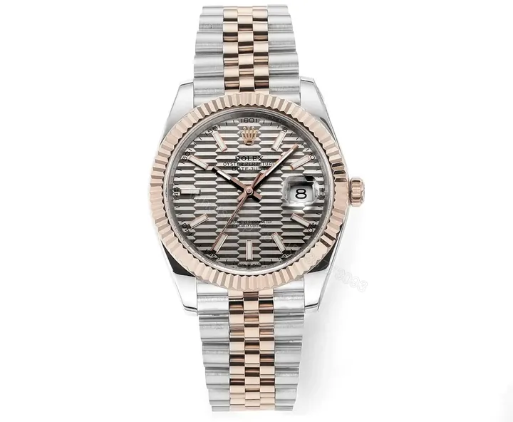 View 1 of WF Factory Clean Factory DDF Classic Silver & Rose Gold Watch