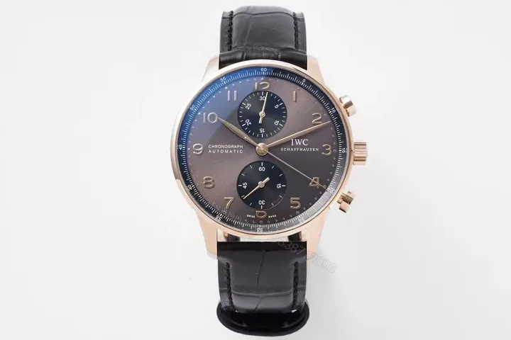 View 1 of IWC Portuguese Chrono-Automatic Red Gold / Slate IW3714-82