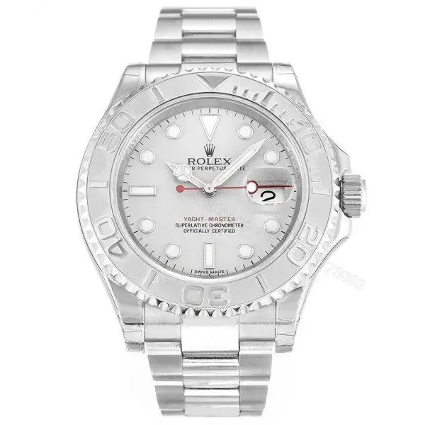 View 1 of Replica Rolex Yacht-Master Full Silver
