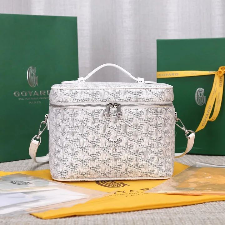 View 1 of 高仿Goyard*Muse系列MUSEVA6單價盒子包白色免檢版