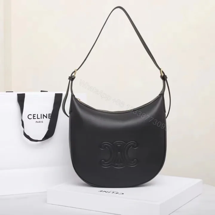 View 1 of 高仿Celine*Heloise系列腋下包114713黑色免檢版