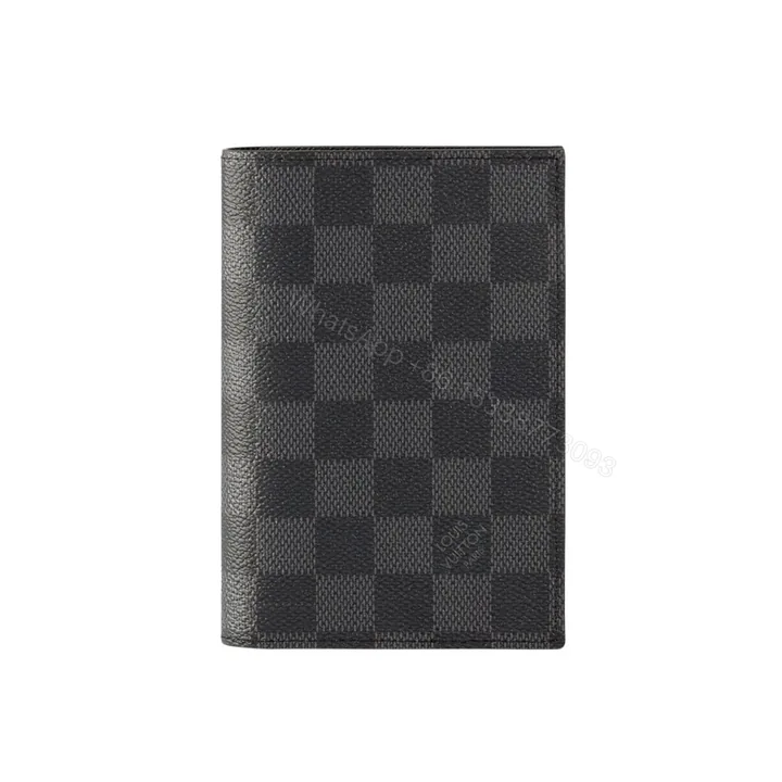 View 1 of Louis Vuitton Passport Cover Damier Graphite 14Cm N64411