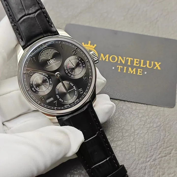 View 1 of IWC PORTUGIESER PERPETUAL CALENDAR Super Clone
