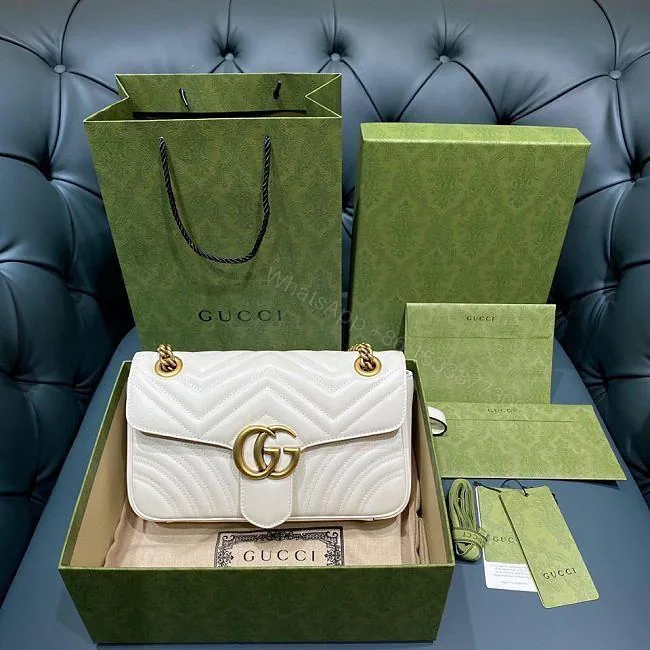 View 1 of Gucci Marmont Bag White First Copy | Premium AAA+ Replica