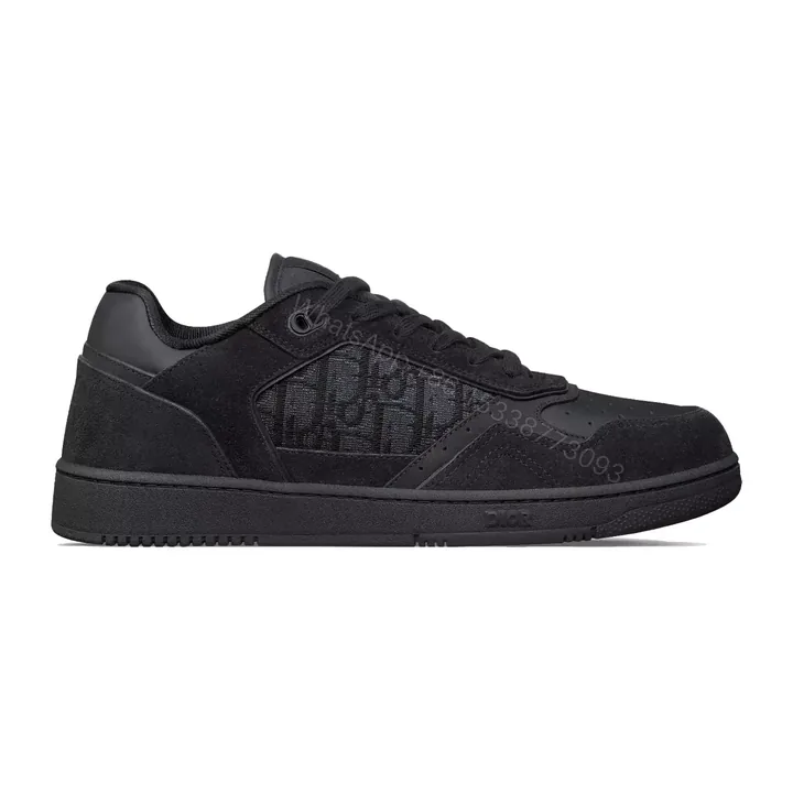 View 1 of DIOR B27 UPTOWN SNEAKERS BLACK SUEDE SMOOTH CALFSKIN AND BLACK OBLIQUE JACQUARD – CD213