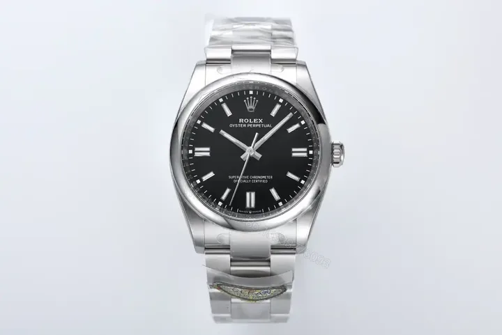 View 1 of Rolex Datejust 41 Stainless Steel Smooth Oyster Black Dial 126300-0011