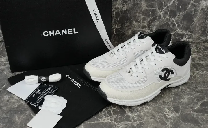 View 1 of Sleek Mesh Sneaker, Leather Accents, Luxe Signature Comfort