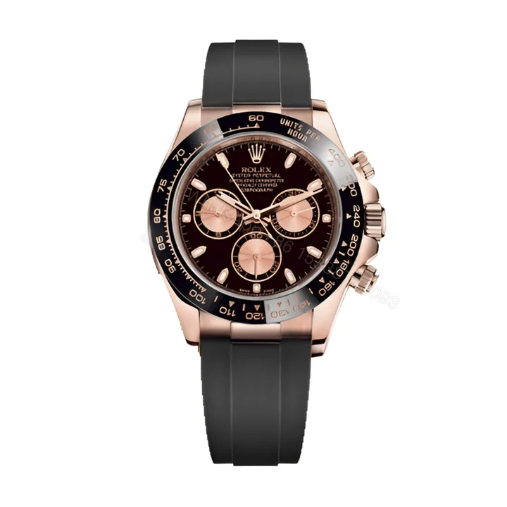 View 1 of Rolex Daytona Cosmograph Automatic Rose Gold 116515LN-0012 Replica