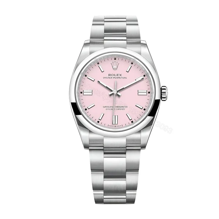 View 1 of Rolex Perpetual Pink 124300 Replica