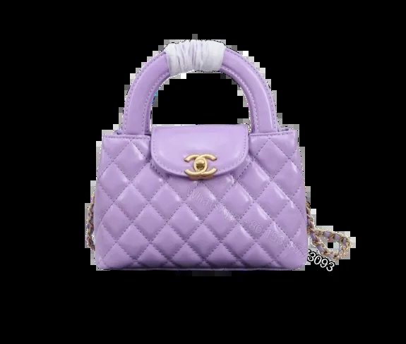 View 1 of Chanel Mini Kelly Shopping Tote Bag VJ6TR89 – Purple