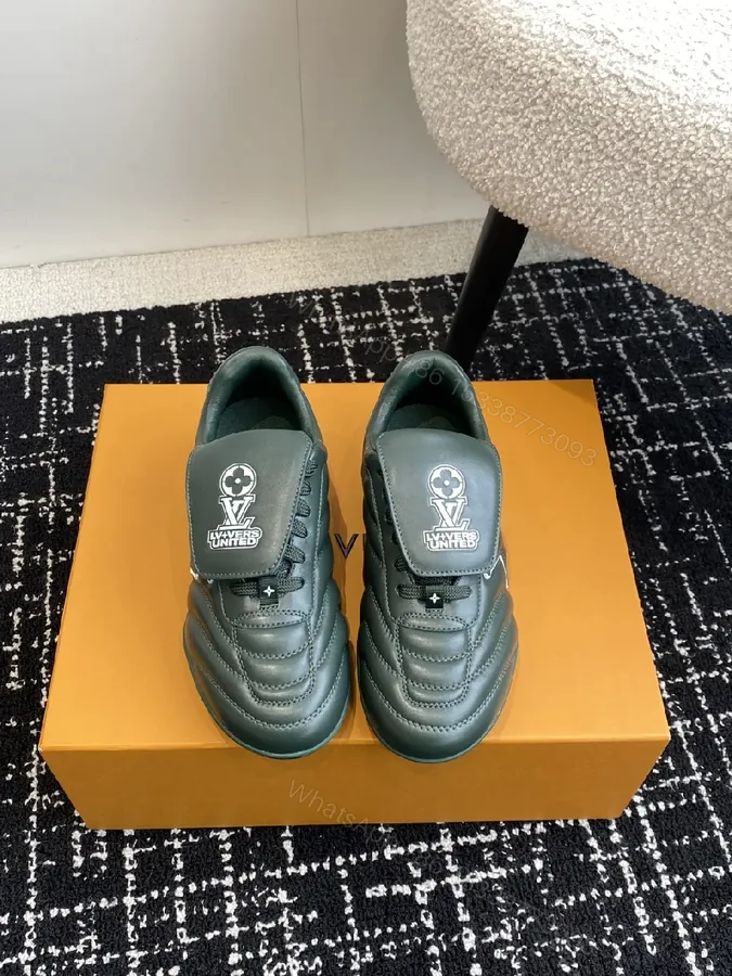 View 1 of Forest Green Quilted Leather Sneakers — Subtle Luxe, City-Ready Comfort