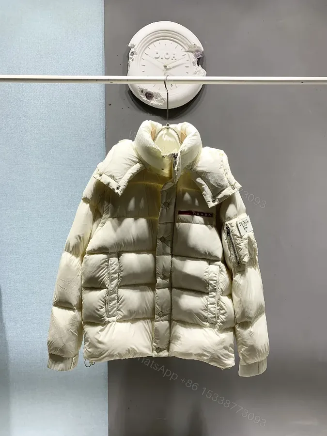 View 1 of Off-White Shade Puffer Jacket: Insulated, Durable, Chic