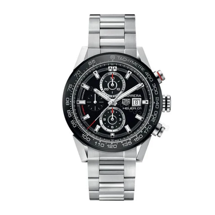 View 1 of TAG Heuer Carrera Steel Black Replica