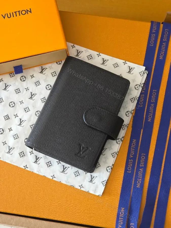 View 1 of Compact Black Leather Wallet – Signature Detail, Everyday Luxury