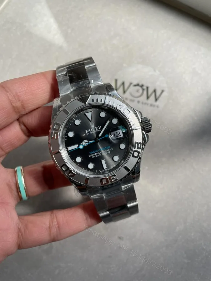 View 1 of VSF FACTORY 1:1 Rolex Yacht-Master 40mm 116622 904L SS Grey Dial Dots on SS Bracelet VS3135