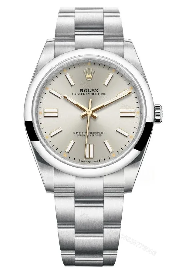 View 1 of Rolex Super Clone Oyster Perpetual M124300-0001 Silver Dial 41MM 3230 Movement