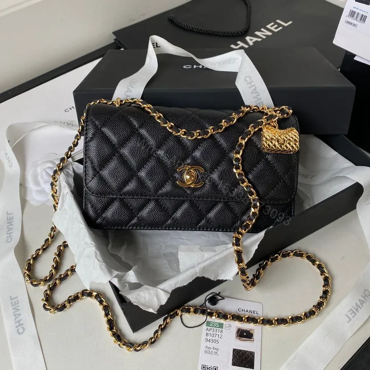View 1 of Chanel WOC Topest Quality Golden Hardware