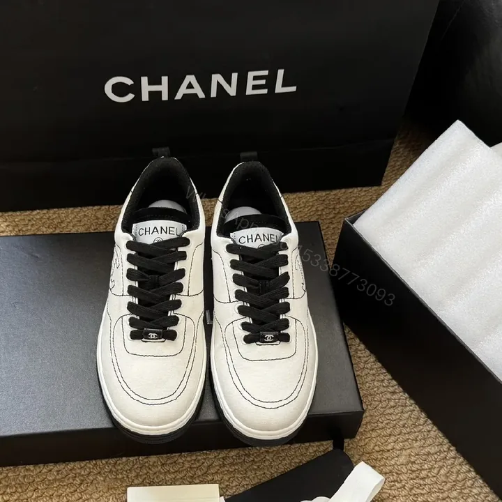 View 1 of Chic Leather High-Top Sneaker with Couture Detailing