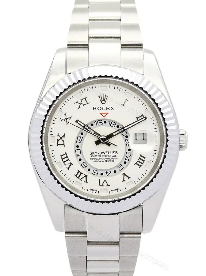 View 1 of Replica Rolex Sky-Dweller White Dial 326938