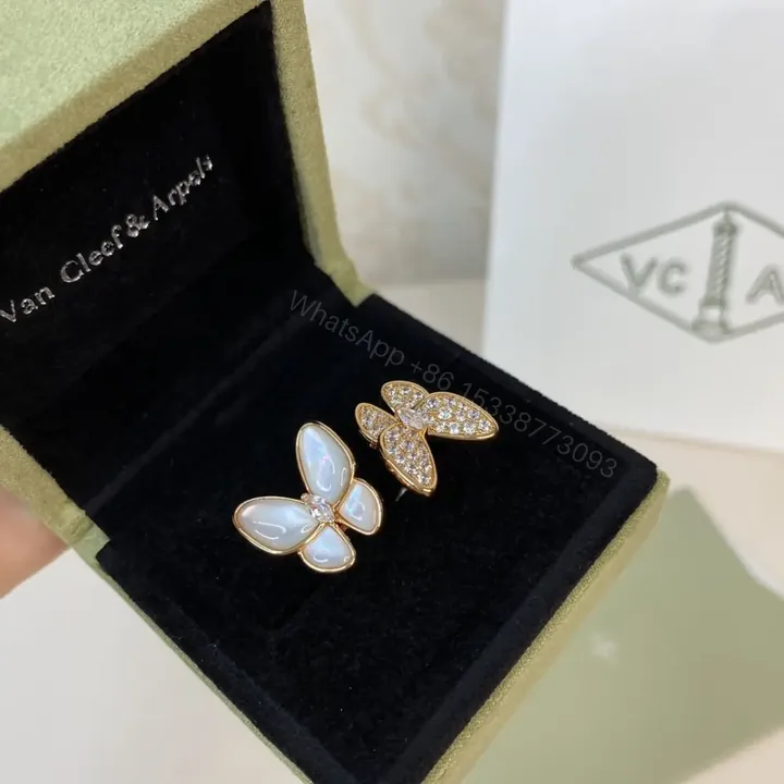 View 1 of 高仿首飾VanCleef&Arpels*RPO7AL0蝴蝶戒指