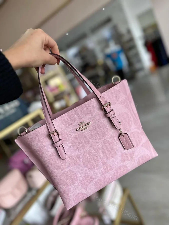 View 1 of FIRST COPY Coach Mollie 25 Pink Edition Handbag