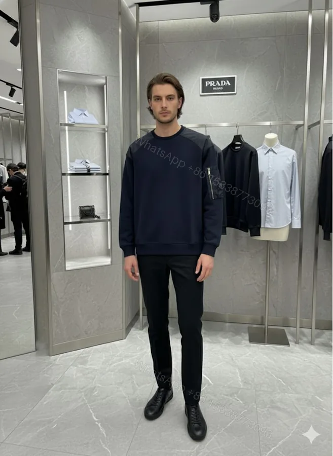 View 1 of First Copy Prada Sweatshirt for Men