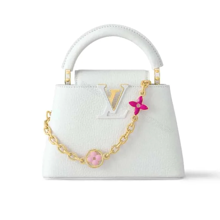 View 1 of Louis Vuitton Capucines Mini White 21Cm M23718