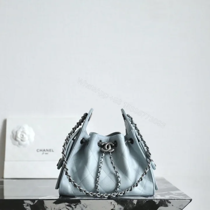 View 1 of 高仿Chanel*26C/25Bag系列AS5311小牛皮手袋Mini霧霾藍免檢版