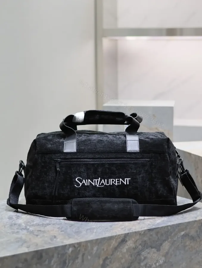 View 1 of Compact Luxe Duffel: Premium Textured Carryall with Subtle Detail