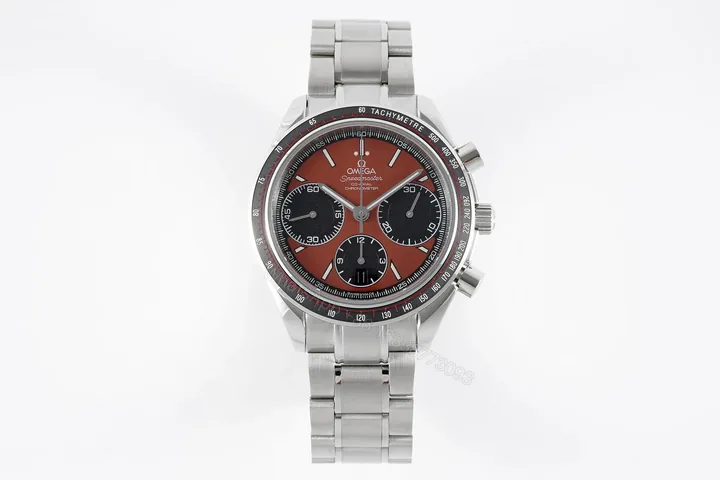 View 1 of Omega Speedmaster 326.32.40.50.06.001 Multifunction Chronograph Watch Red Dial Stainless Steel Bracelet